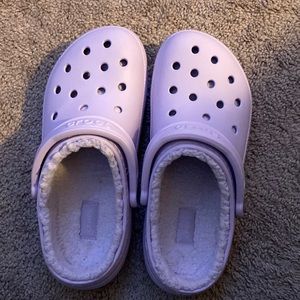 Women’s Size 9 Men’s Size 7 Lavender Fur Crocs